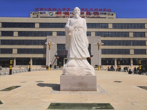 中医院汉白玉张仲景雕像